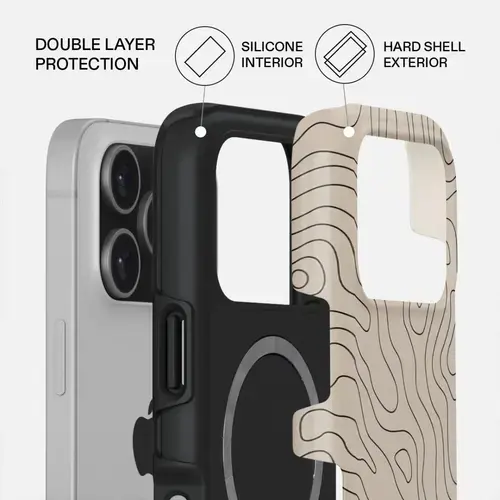 Husa Burga Dual Layer Magsafe Wild Terrain pentru iPhone 17 Pro