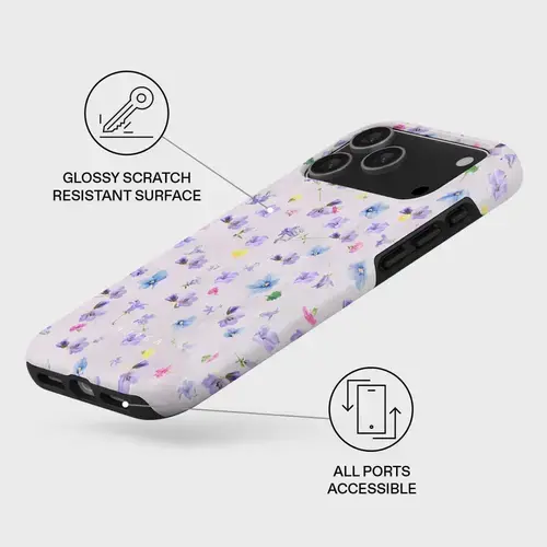 Husa Burga Dual Layer Magsafe Wildflower pentru iPhone 17 Pro