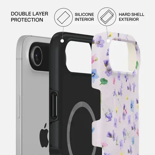 Husa Burga Dual Layer Magsafe Wildflower pentru iPhone Air