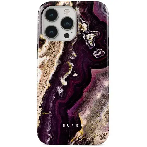 Husa Burga Dual Layer Purple Skies compatibila cu iPhone 15 Pro Max