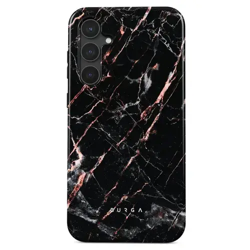 Husa Burga Dual Layer Rose Gold Marble compatibila cu Samsung Galaxy S23 FE