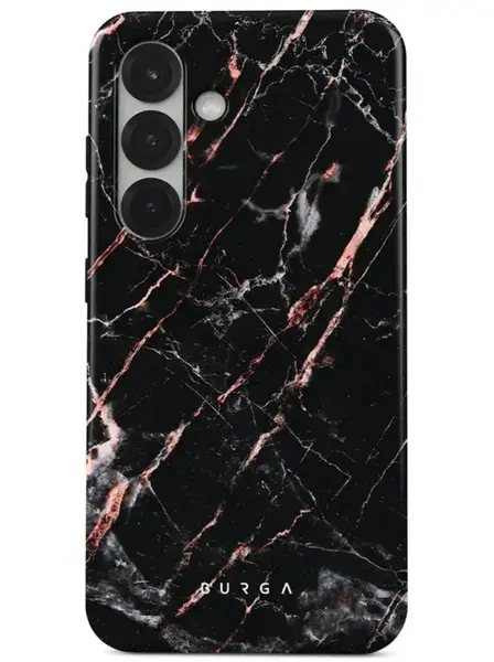 Husa Burga Dual Layer Rose Gold Marble Samsung Galaxy S25