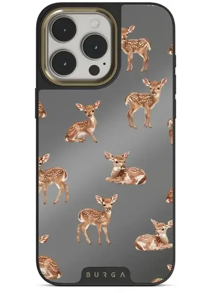 Husa Burga Elite Mirror Magsafe Gold Bambi iPhone 15 Pro Max