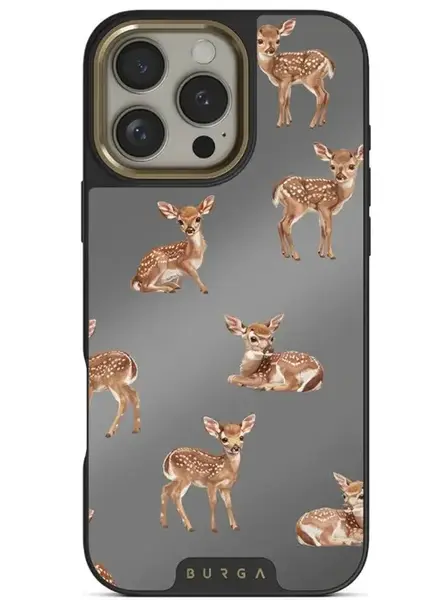 Husa Burga Elite Mirror Magsafe Gold Bambi iPhone 16 Pro Max