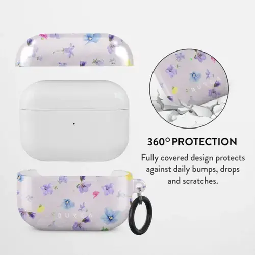 Husa Burga Hard Shell Wildflower Airpods Pro