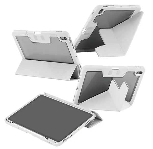 Husa CARE - Y Fold, iPad Air 11, MagSafe, Light Gray
