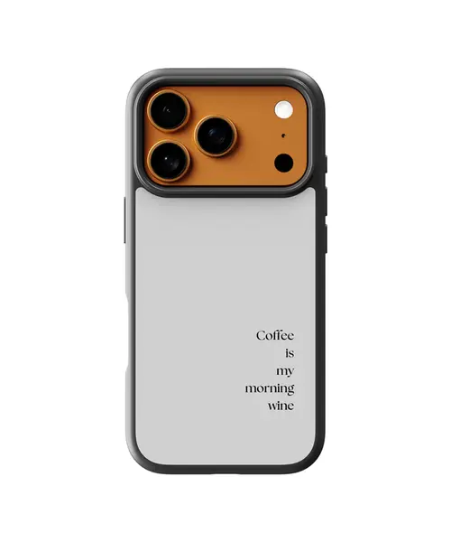 Husa Coffe is my morning wine Apple iPhone Impact Ultra - iPhone 17 Pro