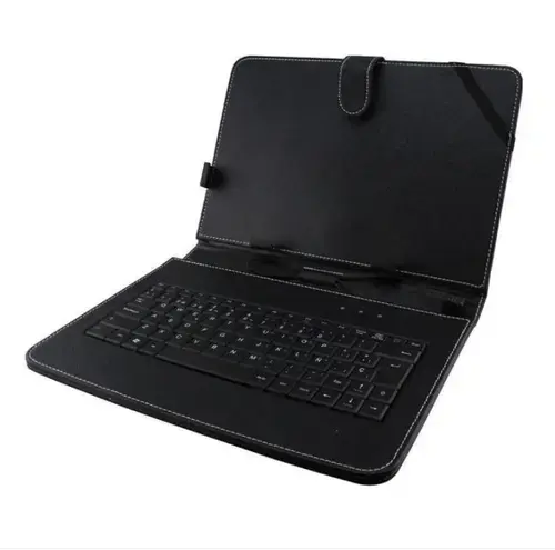 Husa cu tastatura Esperanza EK125 pentru tablete 10.1inch, MicroUSB (Negru)