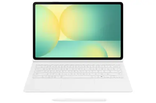 Husa cu tastatura Samsung Book Cover AI Key EF-DX625UWEGWW pentru Galaxy Tab S10 FE+ (Alb)