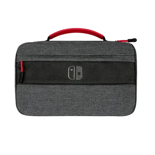 Husa de calatorie PDP 500-139-EU pentru Nintendo Switch/Lite/OLED (Gri/Negru)