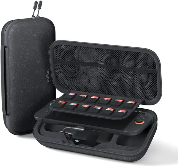 Husă de încărcare Belkin - Charging Case, 10 000mAh, negru (Nintendo Switch 2)