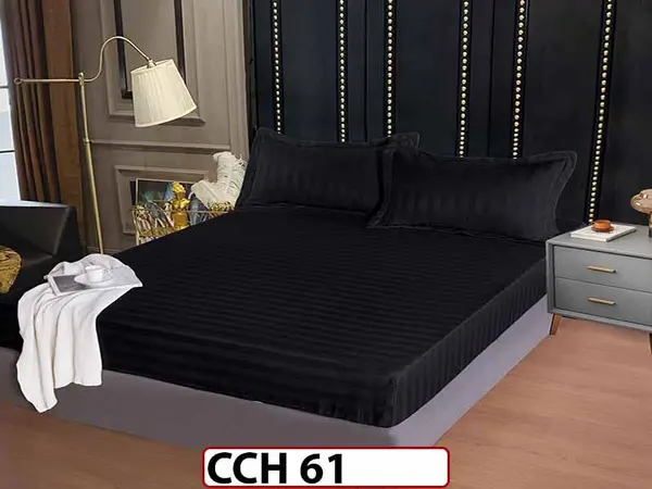 Husa de Pat din Finet + 2 Fete de Perne - Saltea 160x200 - Pat 2 Persoane - CCH 61