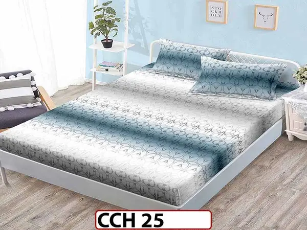 Husa de Pat din Finet + 2 Fete de Perne - Saltea 160x200 - Pat 2 Persoane - CCH 25