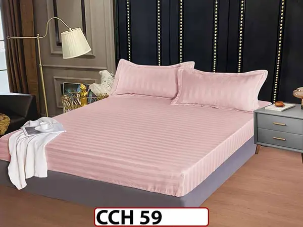 Husa de Pat din Finet + 2 Fete de Perne - Saltea 160x200 - Pat 2 Persoane - CCH 59