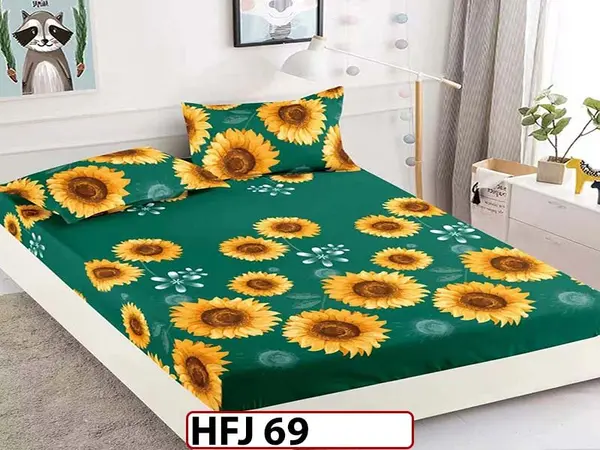 Husa de Pat din Finet + 2 Fete de Perne - Saltea 180x200 - Pat 2 Persoane - HFJ69
