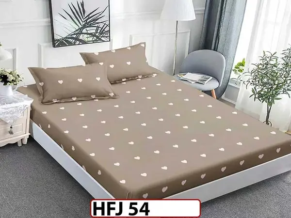Husa de Pat din Finet + 2 Fete de Perne - Saltea 180x200 - Pat 2 Persoane - HFJ54