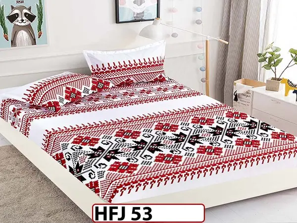 Husa de Pat din Finet + 2 Fete de Perne - Saltea 180x200 - Pat 2 Persoane - HFJ53