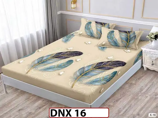 Husa de Pat din Finet + 2 Fete de Perne - Saltea 180x200 - Pat 2 Persoane - DNX 16