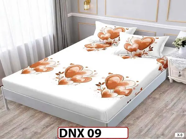 Husa de Pat din Finet + 2 Fete de Perne - Saltea 180x200 - Pat 2 Persoane - DNX 09