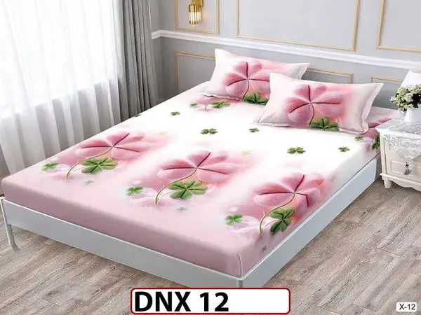 Husa de Pat din Finet + 2 Fete de Perne - Saltea 180x200 - Pat 2 Persoane - DNX 12