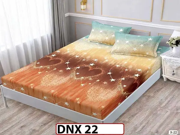 Husa de Pat din Finet + 2 Fete de Perne - Saltea 180x200 - Pat 2 Persoane - DNX 22