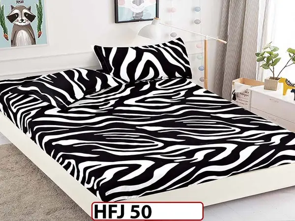 Husa de Pat din Finet + 2 Fete de Perne - Saltea 180x200 - Pat 2 Persoane - HFJ50