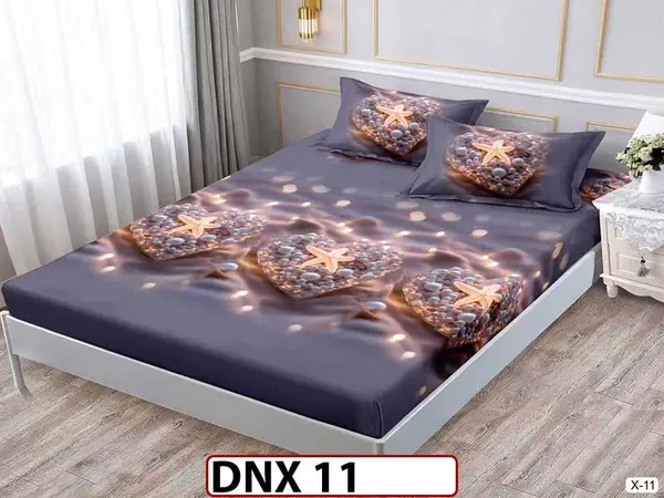 Husa de Pat din Finet + 2 Fete de Perne - Saltea 180x200 - Pat 2 Persoane - DNX 11