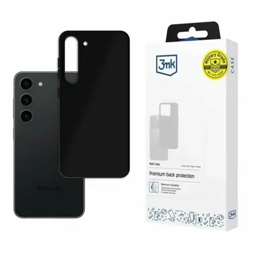 Husa de protectie 3mk Matt Case pentru Samsung S22+, NegrU
