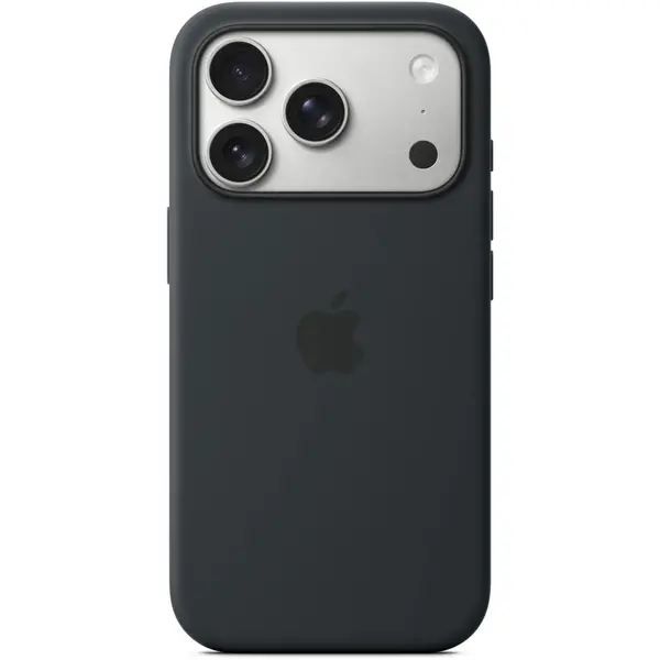 Husa de protectie Apple cu MagSafe pentru iPhone 17 Pro, Silicon Black