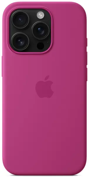 Husă de protecție Apple - Silicone MagSafe, iPhone 16 Pro, Fuchsia