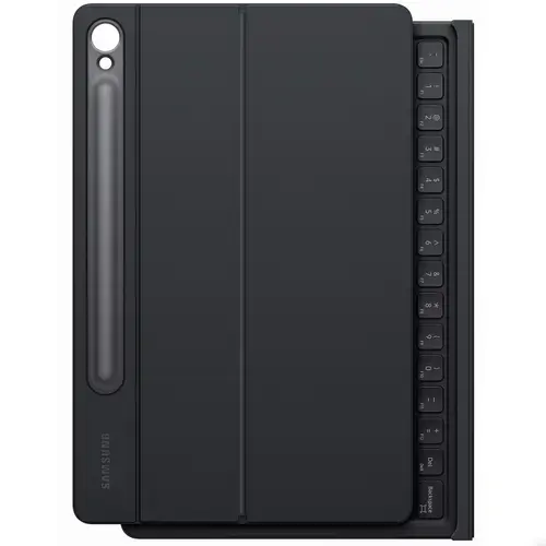 Husa de protectie Samsung Book Cover Keyboard pentru Galaxy Tab S9 / S9 FE, Negru