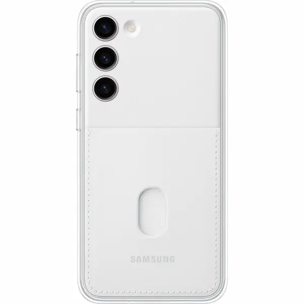 Husa de protectie Samsung Frame pentru Galaxy S23 Plus, Alb