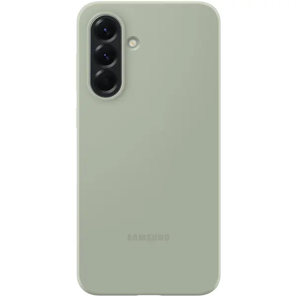 Husa de protectie Samsung Silicon Case pentru Galaxy A56 5G, Sage Green