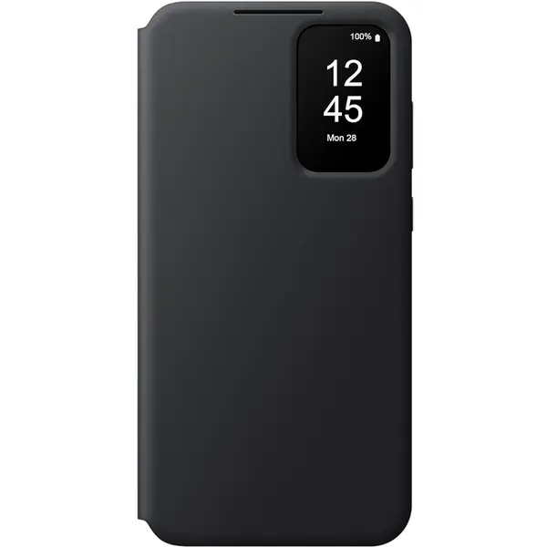 Husa de protectie Samsung Smart View Wallet Case pentru Galaxy A35 5G, Negru