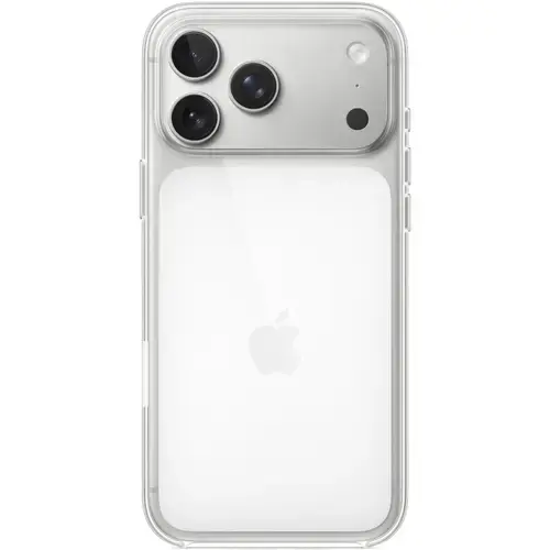 Husa de protectie spate Apple Clear Case MGFW4ZM/A cu MagSafe pentru iPhone 17 Pro Max (Transparent)