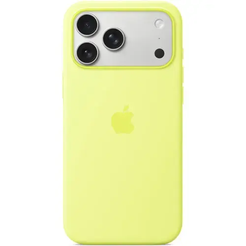 Husa de protectie spate Apple Silicone Case MGFM4ZM/A cu MagSafe pentru iPhone 17 Pro Max (Galben)