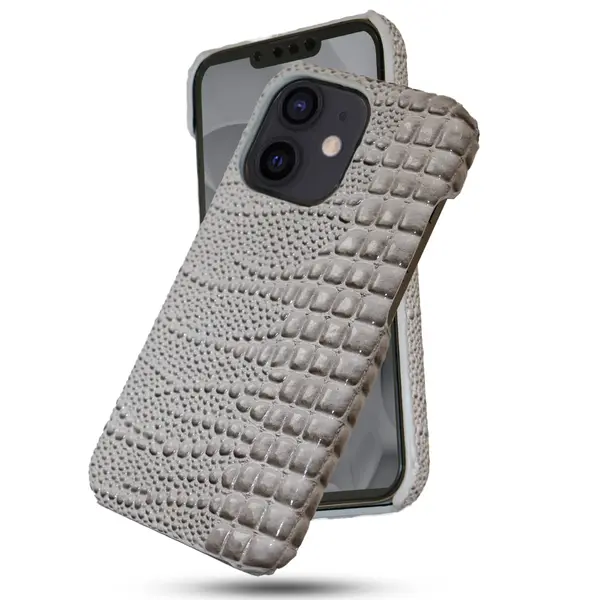 Husa de Protectie Timebox, Apple iPhone 12, Microfibra in Interior, Gri - Default Title