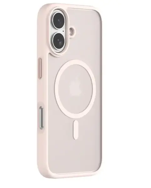 Husa Devia Pino Series Magnetic Shockproof pentru iPhone 17, Roz