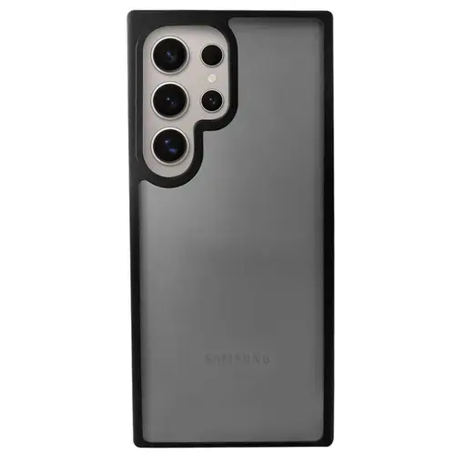 Husa Devia Pino Series Shockproof compatibila cu Samsung Galaxy S24 Ultra (Negru)