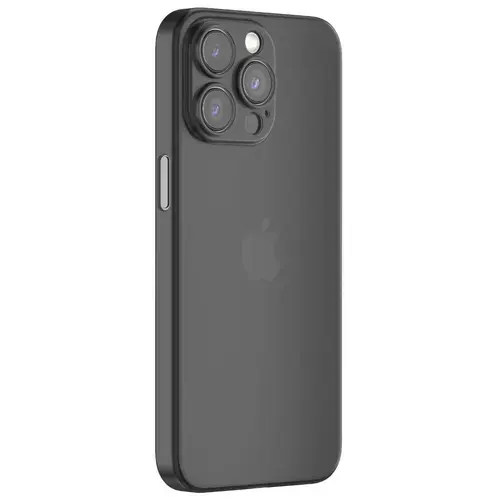 Husa Devia Wing Series Ultra Thin compatibila cu iPhone 15 Pro Max, Negru