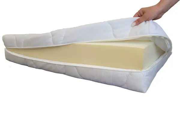 Husa din bumbac pentru saltea Somnart detasabila, cu fermoar 160x200x16 cm