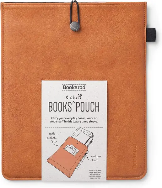 Husă din piele IF Bookaroo - Maro