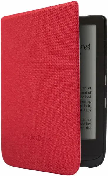 Husa E-Book Reader PocketBook Shell pentru PocketBook Basic Lux 2, PocketBook Touch Lux 4, Color, Touch Lux 5, Touch HD 3 (Rosu)