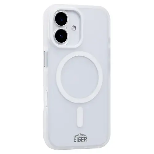 Husa Eiger Blizzard Magsafe GRS pentru iPhone 17, Alb