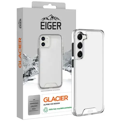 Husa Eiger Glacier Case compatibila cu Samsung Galaxy S23 Plus, Transparent