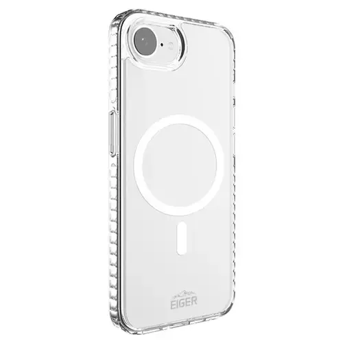 Husa Eiger Ice Grip Magsafe GRS iPhone 16e, Transparent