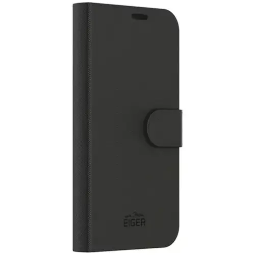Husa Eiger North Folio Case compatibila cu iPhone 15 Plus, Negru
