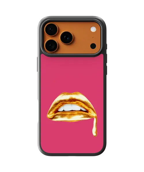 Husa Golden Lips Apple iPhone Impact Ultra - iPhone 17 Pro Max