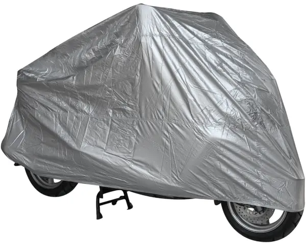 Husa gri metalizat pentru motocicleta L 130X230cm