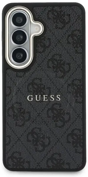 Husă Guess – 4G Gold Frame, Galaxy S26, MagSafe, negru